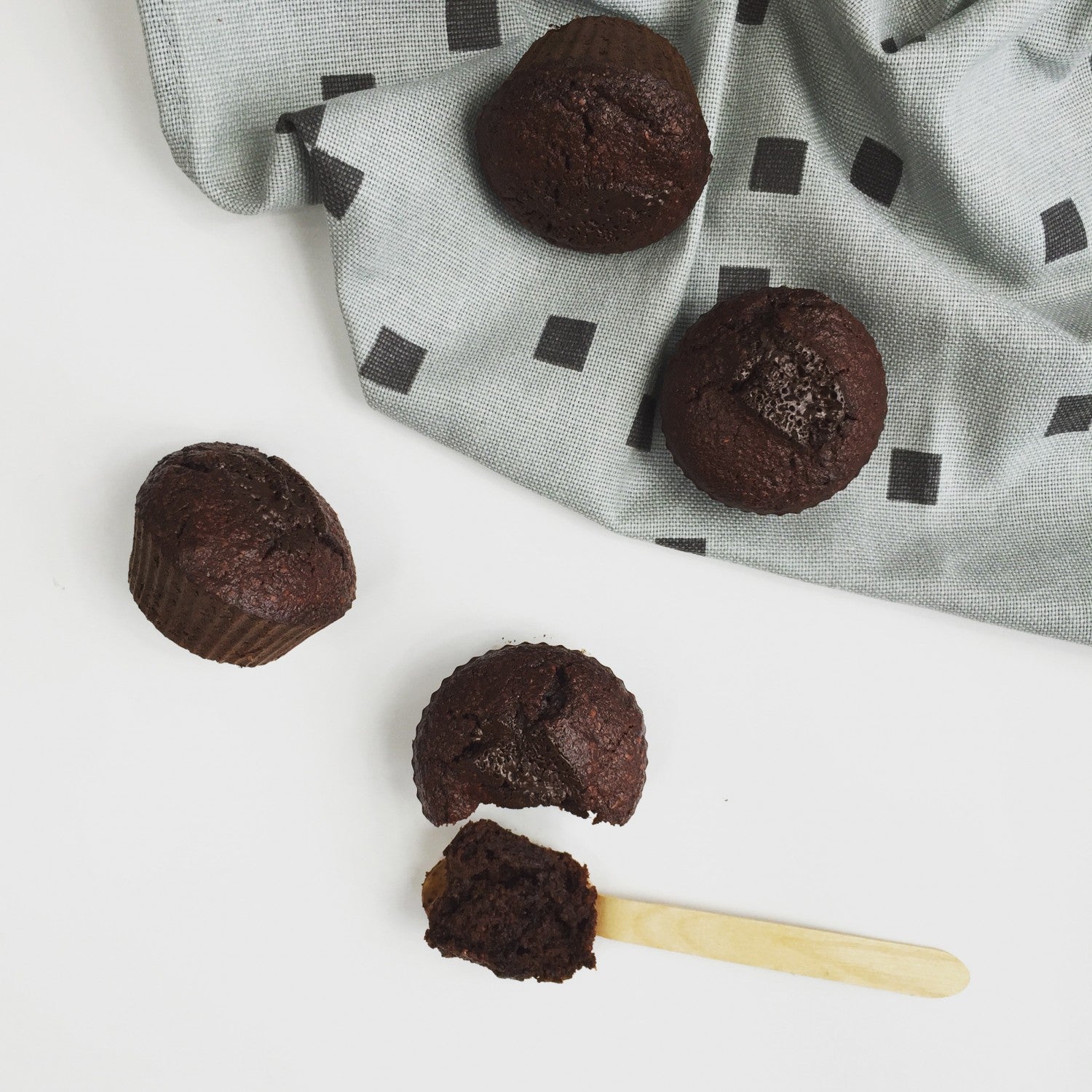 Svampede lækre chokolade muffins