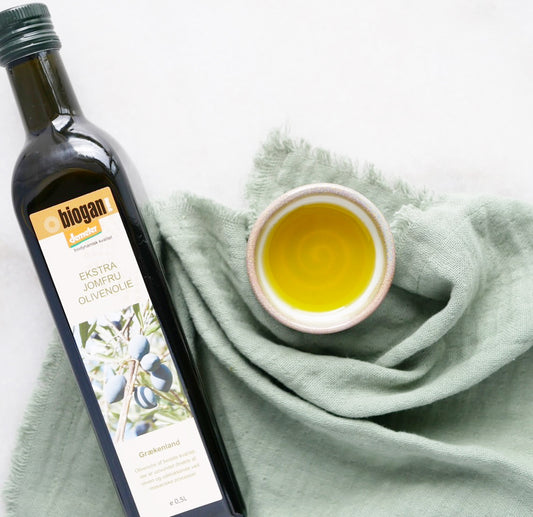 Biogan Ekstra Jomfru Olivenolie 500 ml. | Middel Frugtig Smag