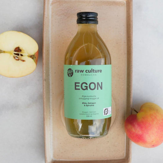 Raw Culture Egon 330 ml. | Æble, estragon og spirulina