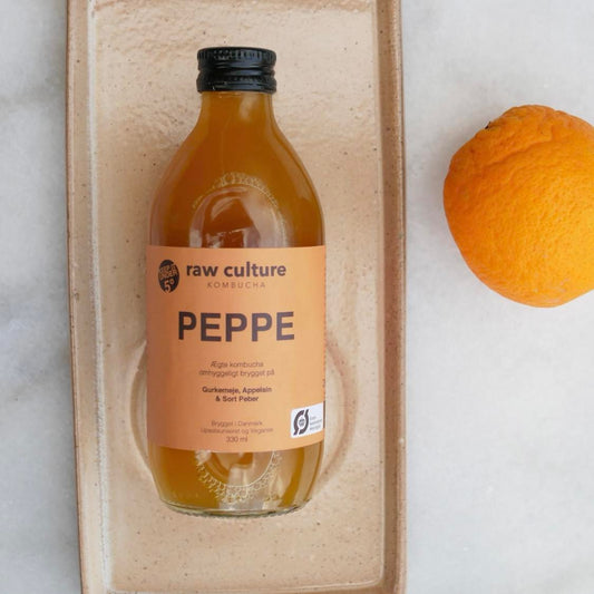Raw Culture Peppe 330 ml. | Gurkemeje, appelsin & sort peber